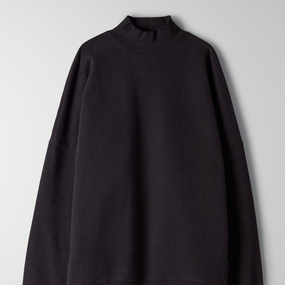 ARITZIA TNA COZY FLEECE MEGA BOYFRIEND SWEATSHIRT SIZE 1 - Picture 6 of 6